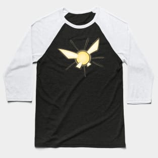 Glowing Fairy, Yellow Baseball T-Shirt